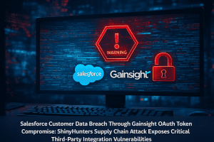 Salesforce Customer Data Breach Through Gainsight OAuth Token Compromise: ShinyHunters Supply Chain Attack Exposes Critical Third-Party Integration Vulnerabilities